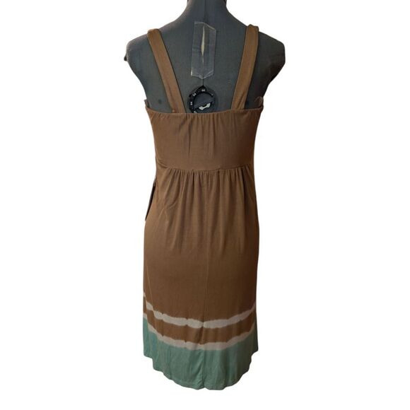 Boston Proper Brown and Teal Tie Dye Sleeveless‎ Dress Size Small Women's - Picture 4 of 6